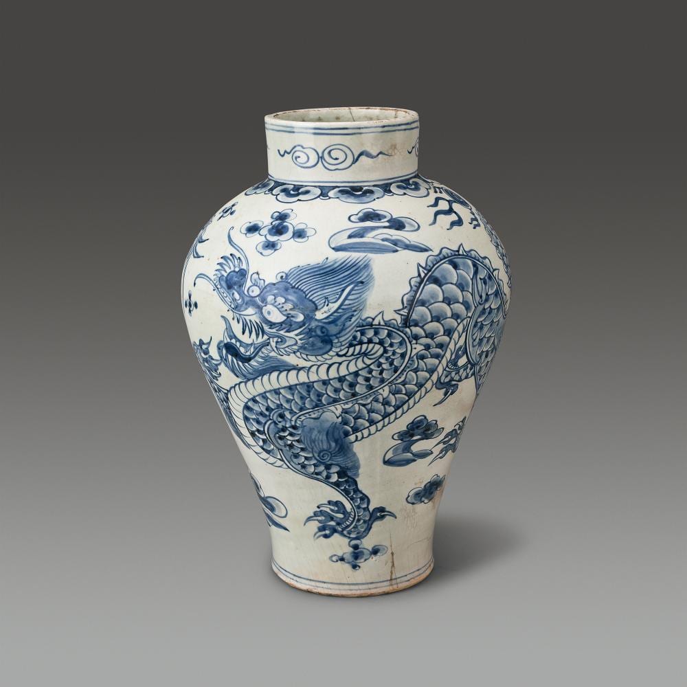 Blue & White Porcelain Jar comparable sale