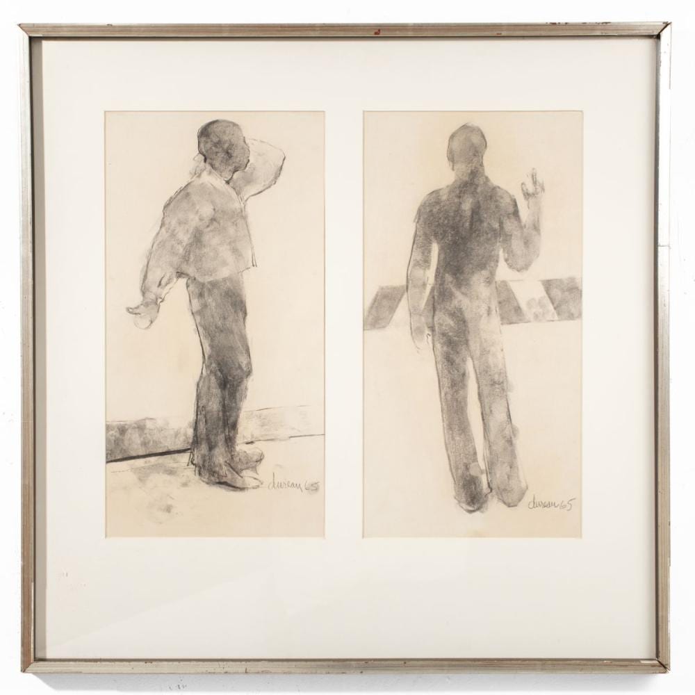 George Dureau comparable auction result: george dureau la charcoal drawings of man 1965