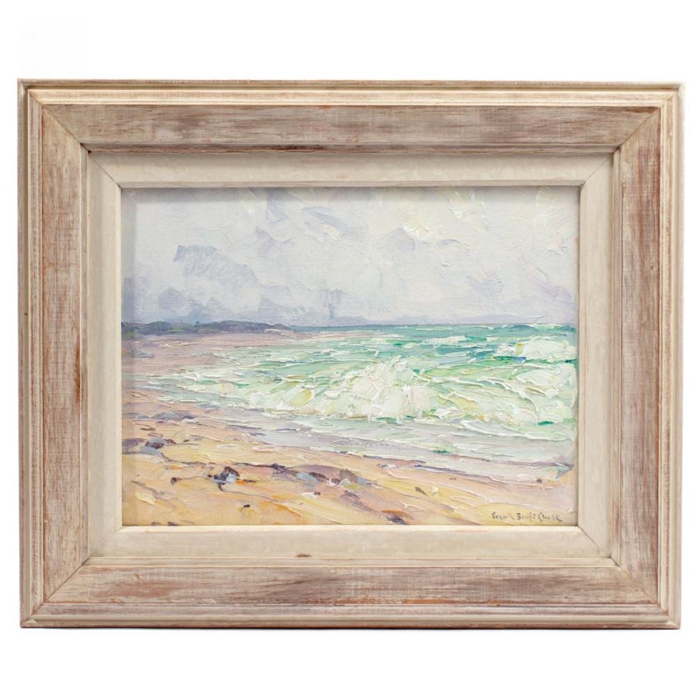 Frank Swift Chase comparable auction result: frank swift chase nantucket beach oil painting