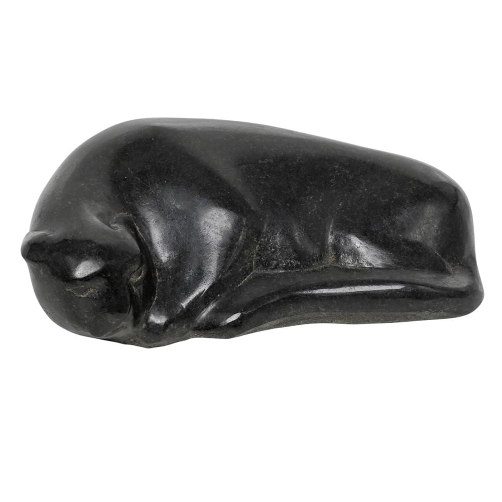 Cabot Lyford comparable auction result: cabot lyford american 1925 2016 granite feline sculpure