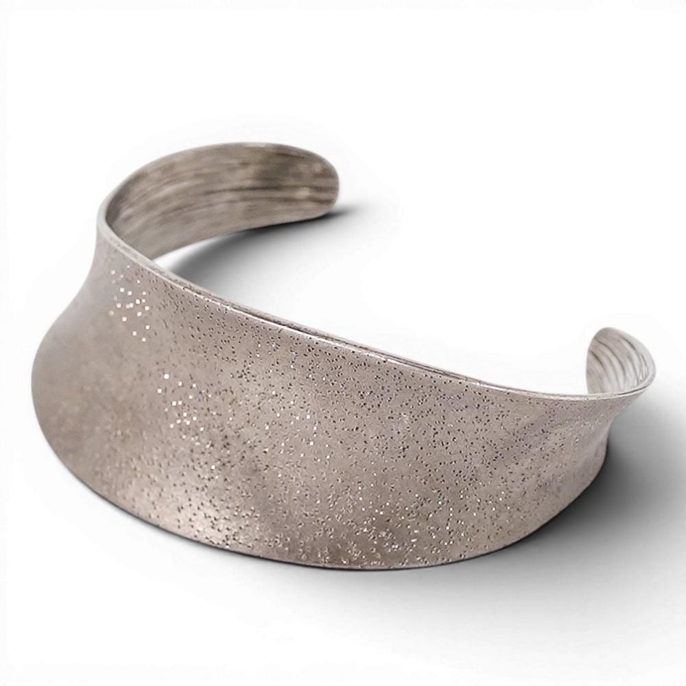 Jean-Louis Charles Garnier comparable auction result: charles garnier julia constellation sterling silver big wave cuff bracelet