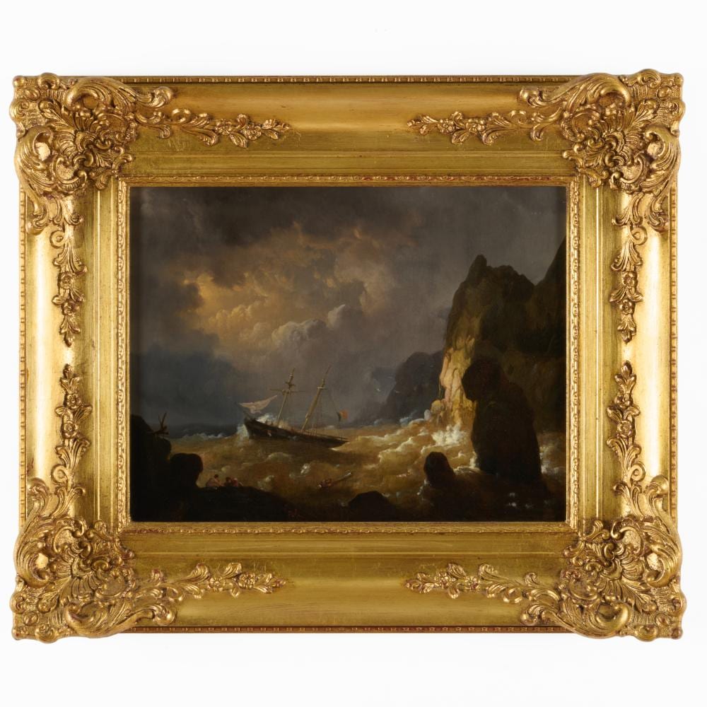 egide linnig 1821 1860 le naufrage · STAIR · 2026-06-25 Egidius Linnig comparable auction result: egide linnig 1821 1860 le naufrage