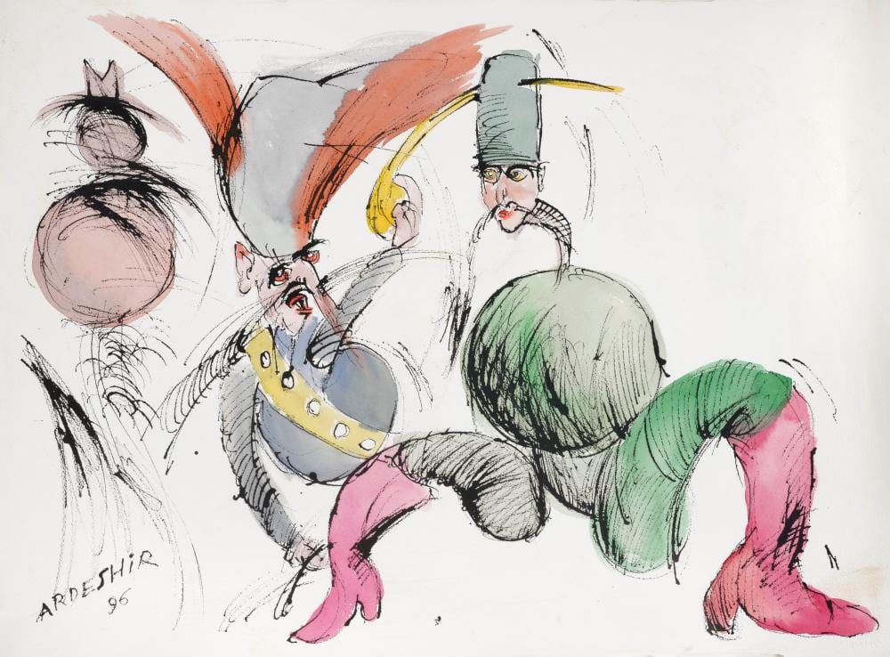 ardeshir mohassess iran 1940 2008 untitled · Millon & Associes · 2026-07-09 Ardeshir Mohassess comparable auction result: ardeshir mohassess iran 1940 2008 untitled