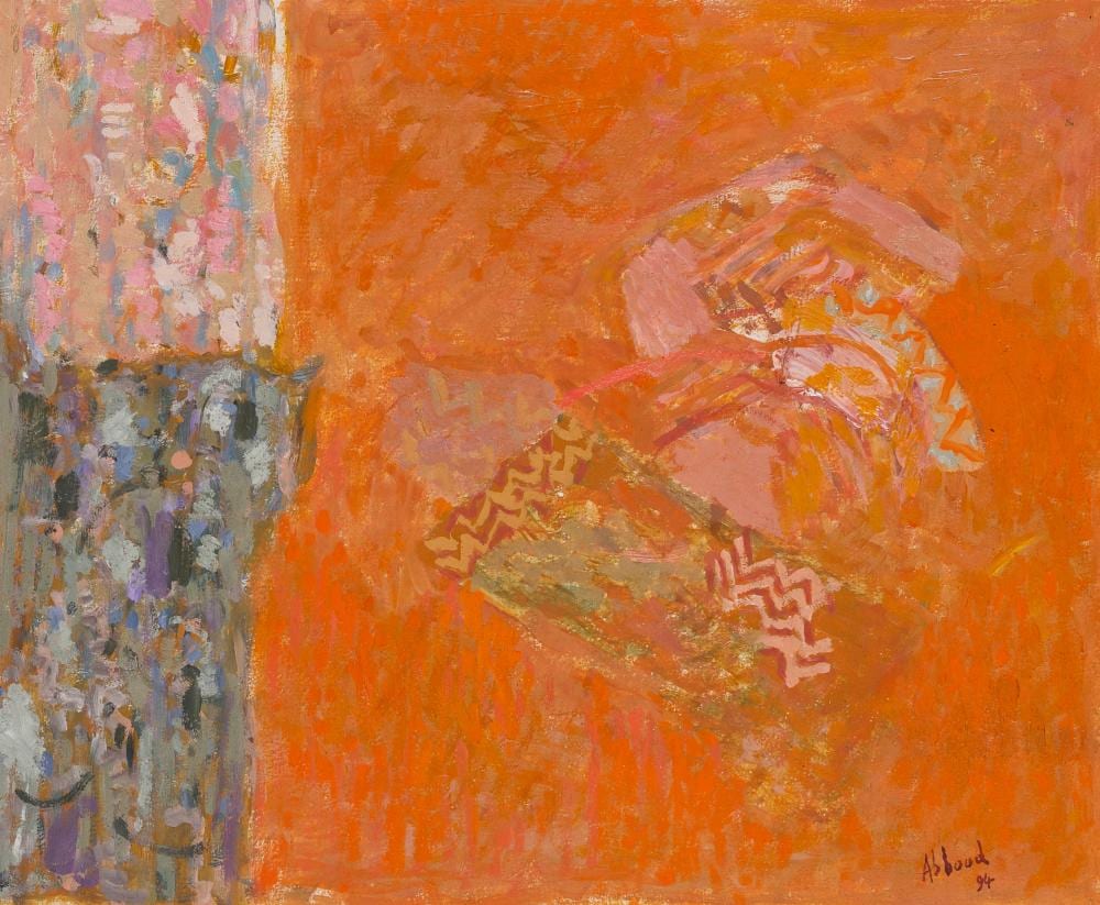 Chafik Abboud comparable auction result: chafic abboud liban 1926 2004 composition