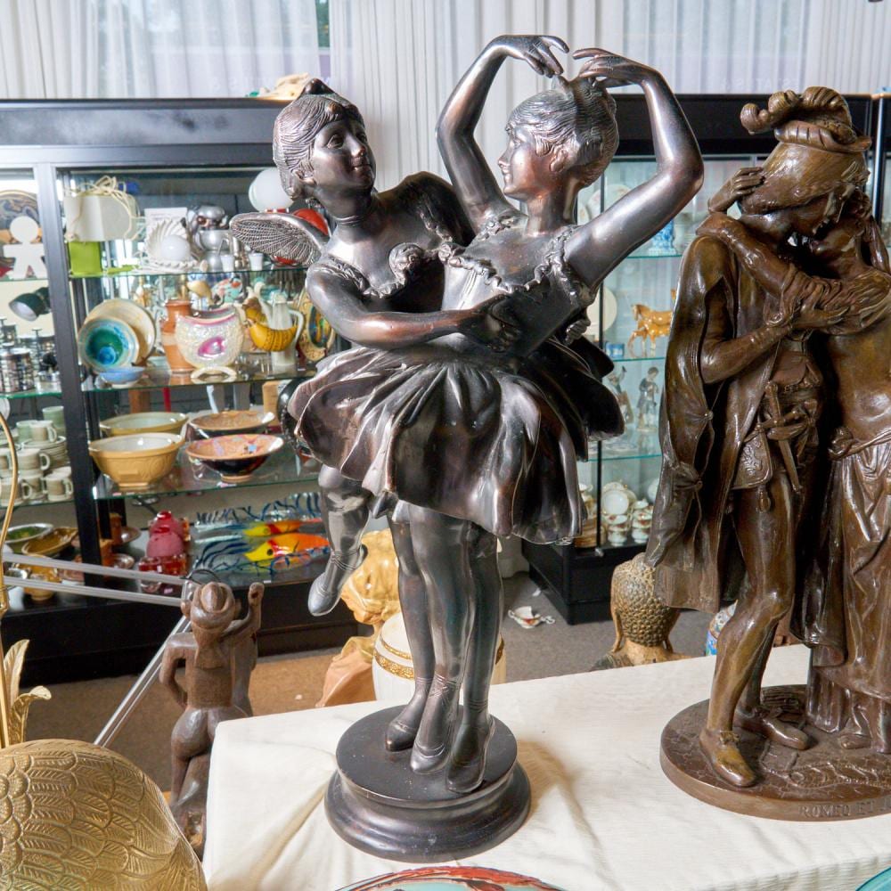 A BRONZE SCULPTURE OF TWO BALLET DANCERS H.62CM sold by Leonard Joel, lot 2254 — auction record photograph