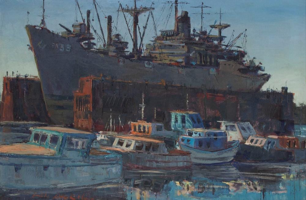 Ben Abril comparable auction result: ben abril 1923 1995 california