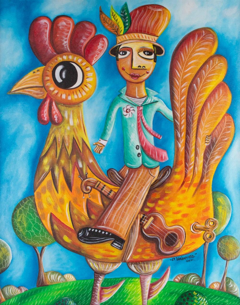 Carlos Vazquez comparable auction result: carlos vazquez 20th 21st century cuban