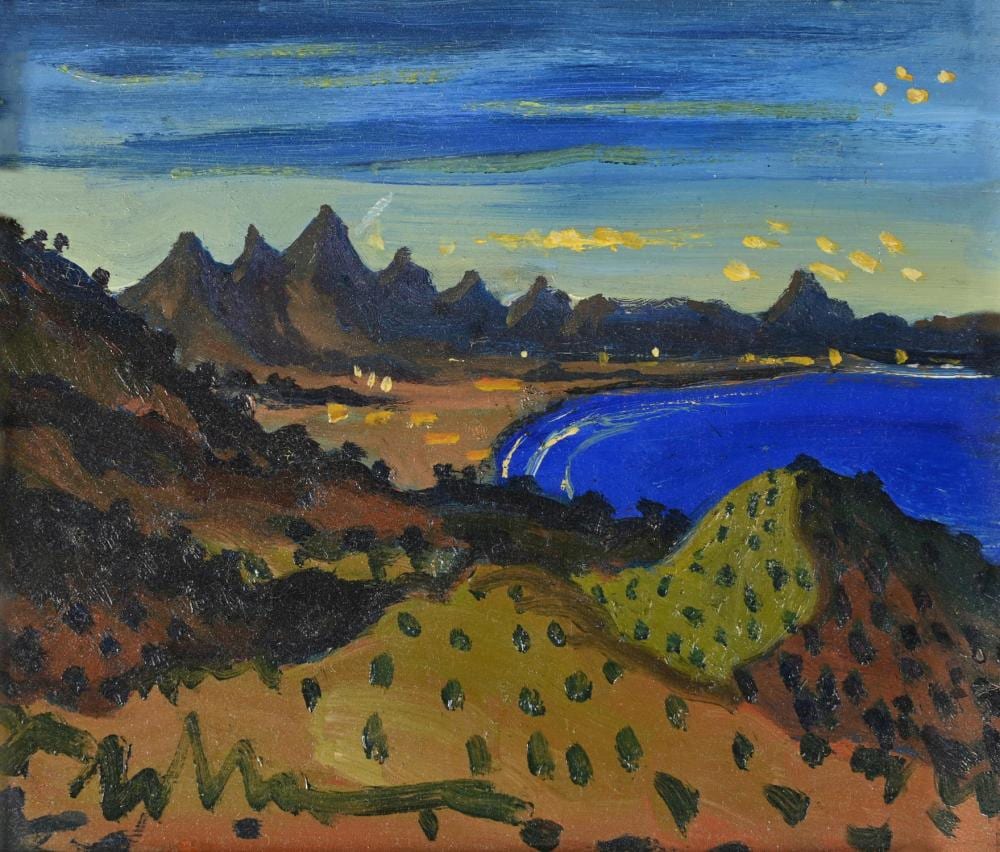 James Dickson Innes comparable auction result: james dickson innes british 1887 1914 from collioure