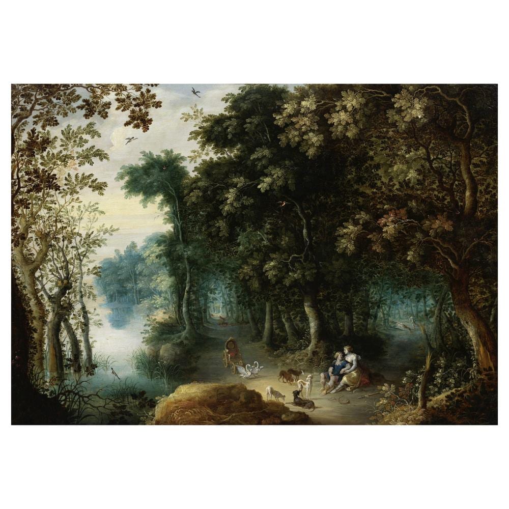 Abraham Govaerts comparable auction result: abraham govaerts antwerp 1589 1626 wooded landscape with venus and adonis