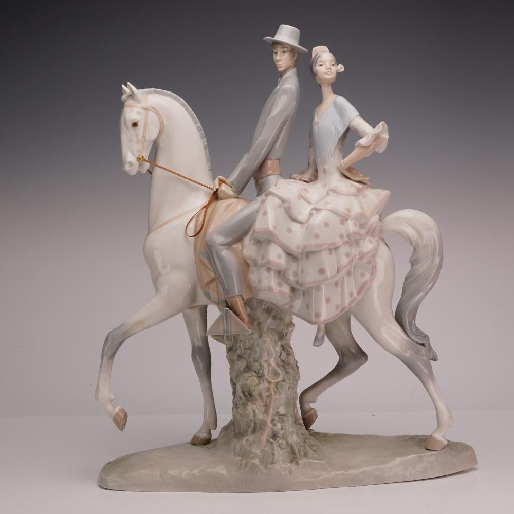 Lladro comparable auction result: lladro sculpture andalucians group 01004647