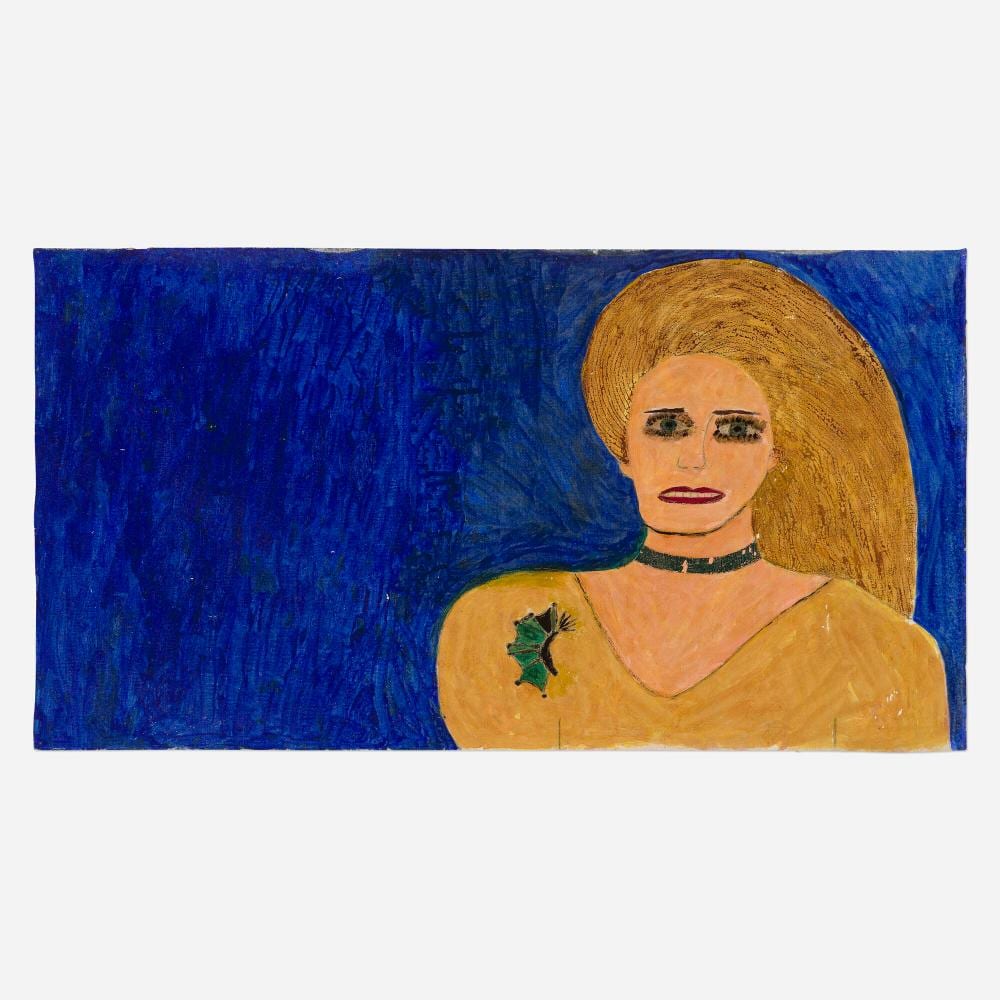 lee godie portrait deep blue · Toomey & Co. Auctioneers · 2026-06-30 Lee Godie comparable auction result: lee godie portrait deep blue