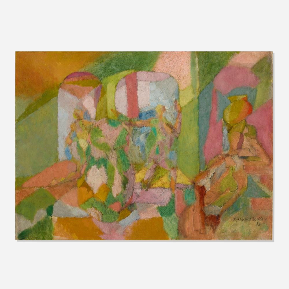 Jacques Villon comparable auction result: jacques villon le depart pour l aventure