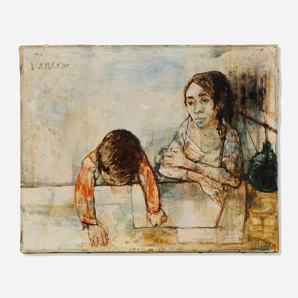 Jean Jansem comparable auction result: jean jansem untitled
