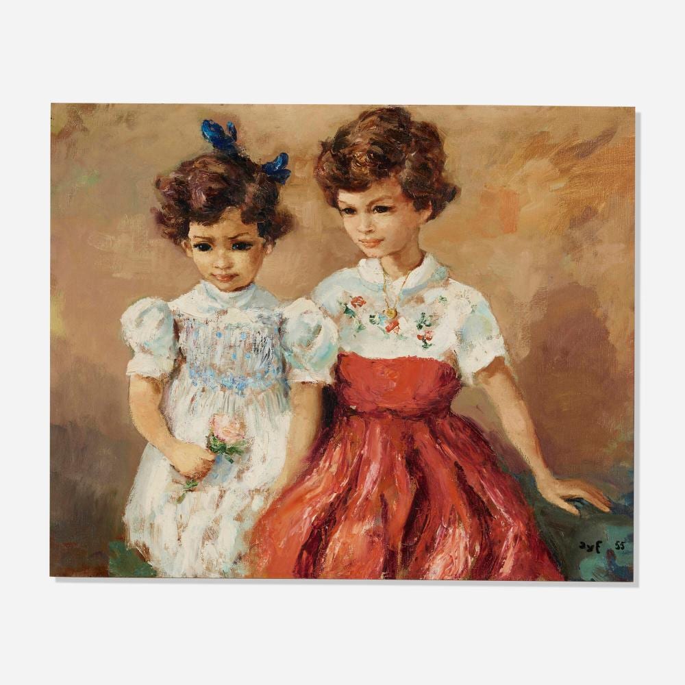 Marcel Dyf comparable auction result: marcel dyf les deux soeurs
