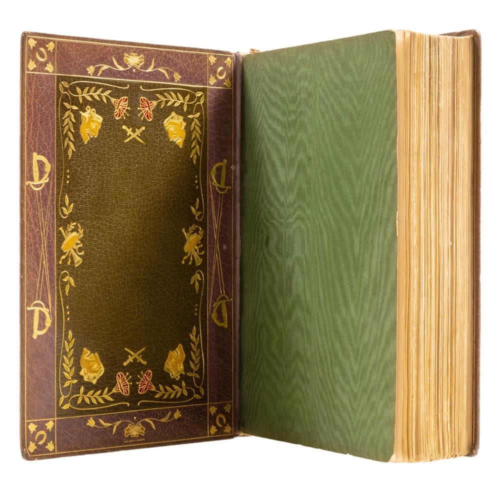 Douglas Stannus Gray comparable auction result: douglas robert sophie arnould actress and wit one of 500 copies extra illustrated bound in lilac goatskin with onlays by the adams bindery paris 1898