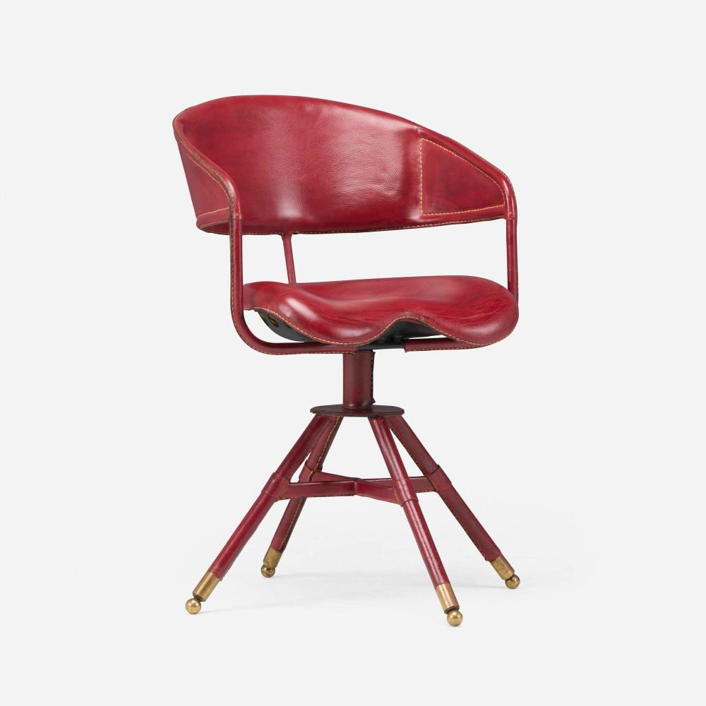 Jacques Adnet comparable auction result: jacques adnet attribution chair