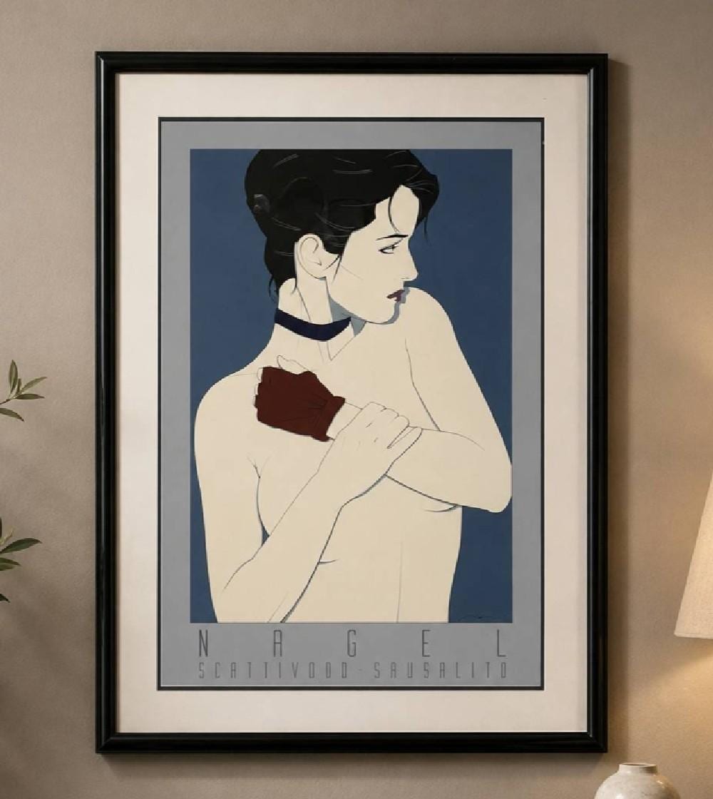 patrick nagel framed sausalito art print 44in · DejaVu Estate Sales & Auctions · 2026-06-29 Patrick Nagel comparable auction result: patrick nagel framed sausalito art print 44in