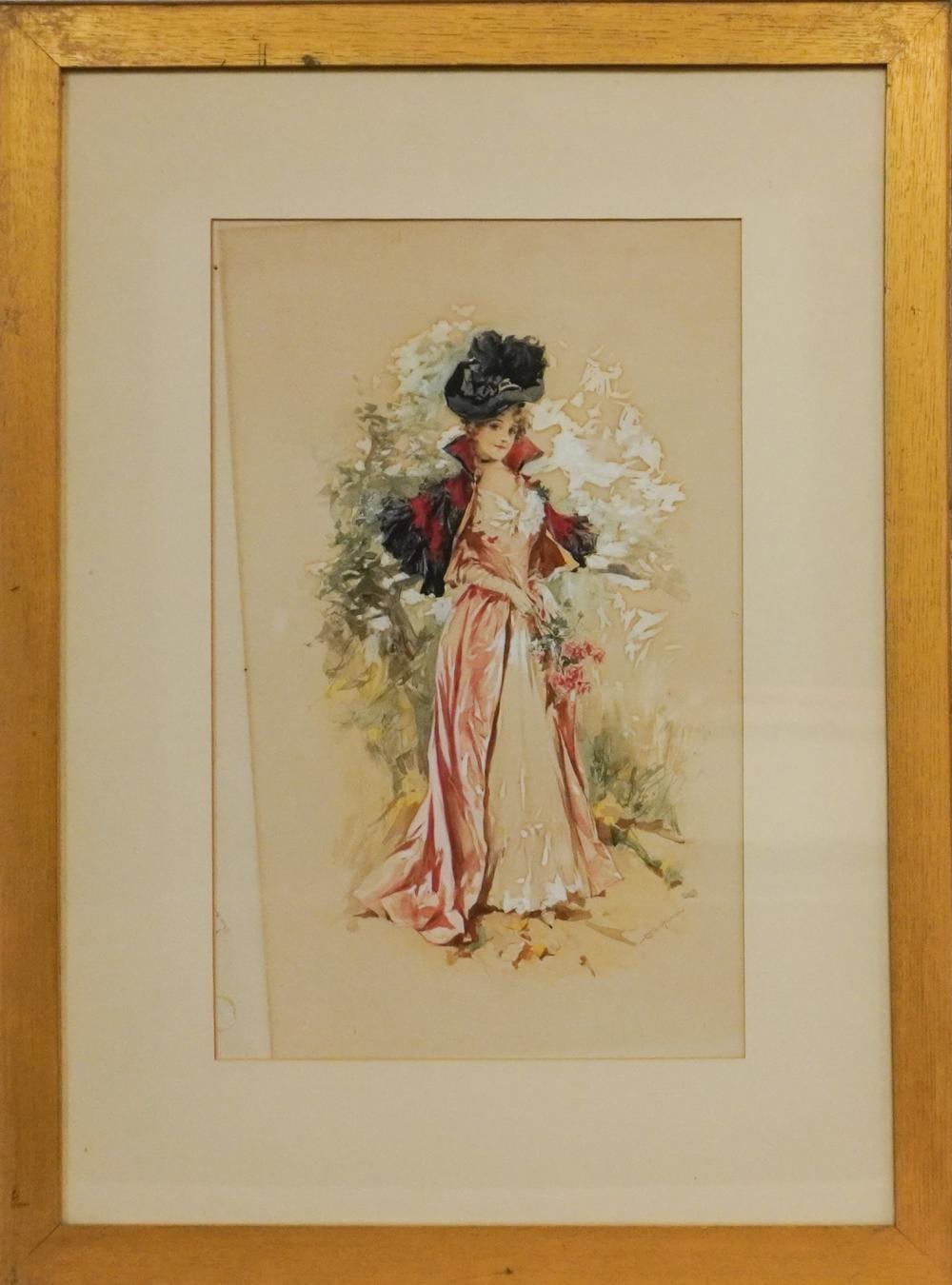 Leon Moran comparable auction result: leon moran american 1864 1941 portraits of women three watercolors and gouache on paper frame of each approx 29 x 23 1 8 in 73 7 x 58 7 cm