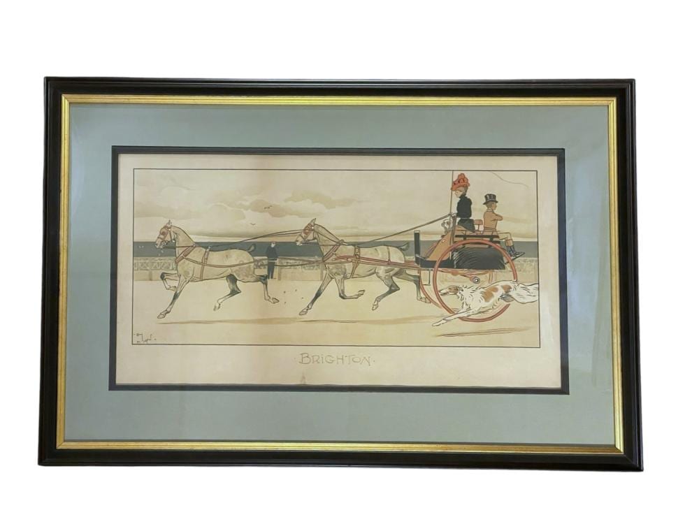 Cecil Charles Windsor Aldin comparable auction result: cecil aldin 1870 1935 brighton english color lithograph