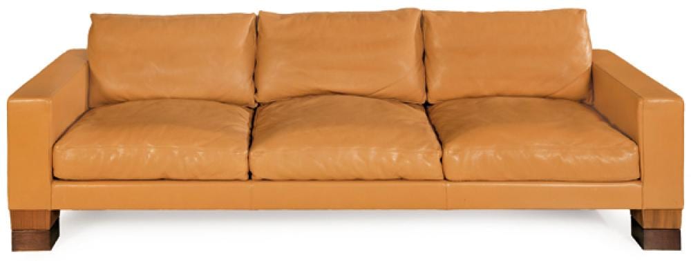 Antonio Citterio comparable auction result: antonio citterio meda 1950 for flexform 1996 status 3 seater sofa in leather