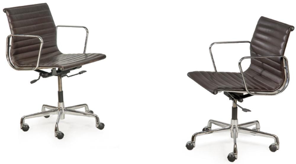 Charles Francis Voysey comparable auction result: charles 1907 1978 and ray eames 1912 1988 for icf pair of aluminum chair ea 108 models