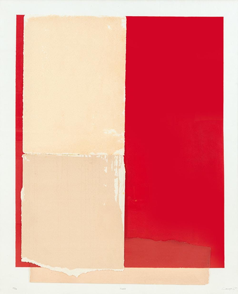 Rafael Canogar comparable auction result: rafael canogar fire