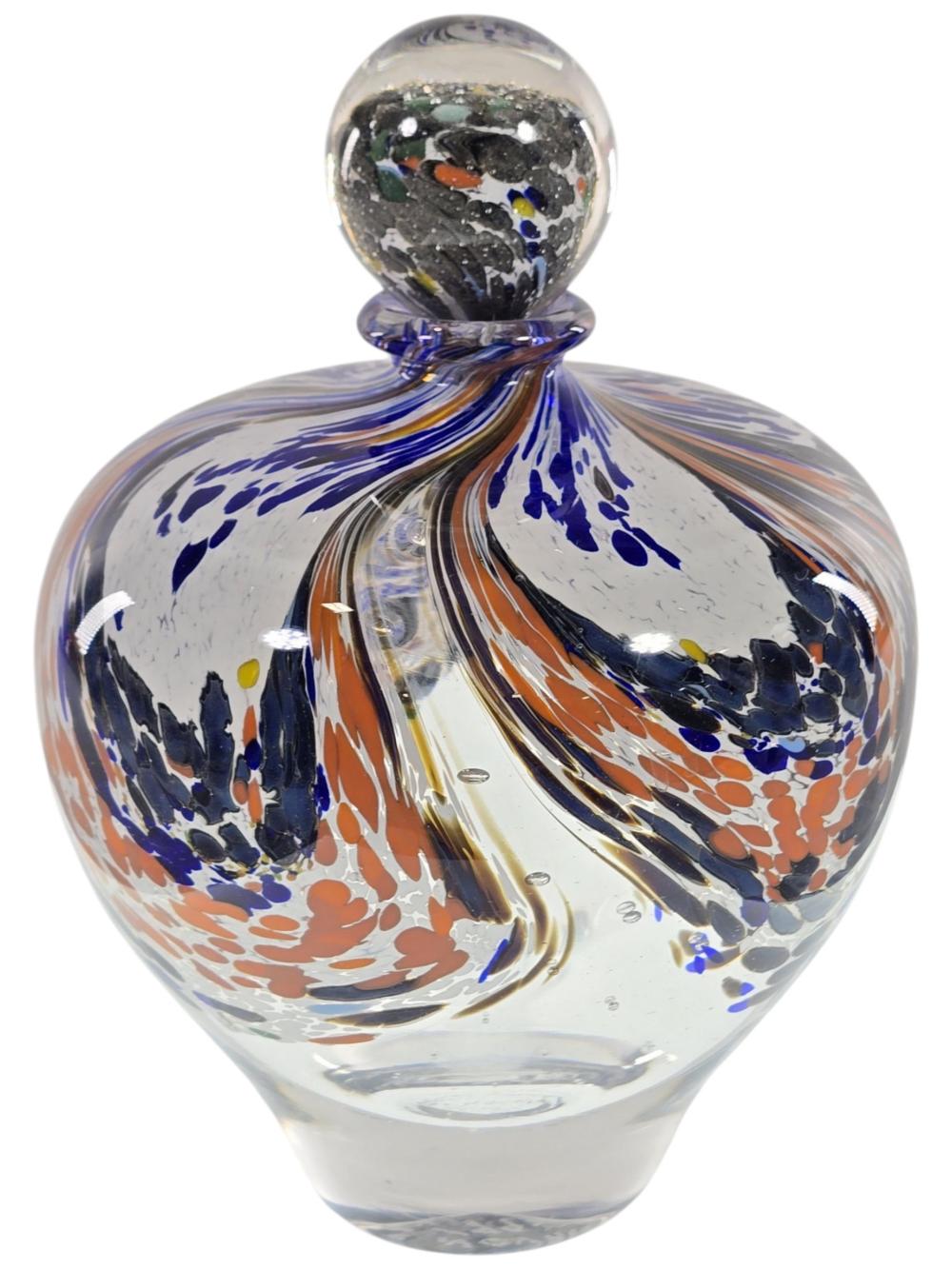 Jean Claude Novaro comparable auction result: jean claude novaro 1943 2015 art glass decanter