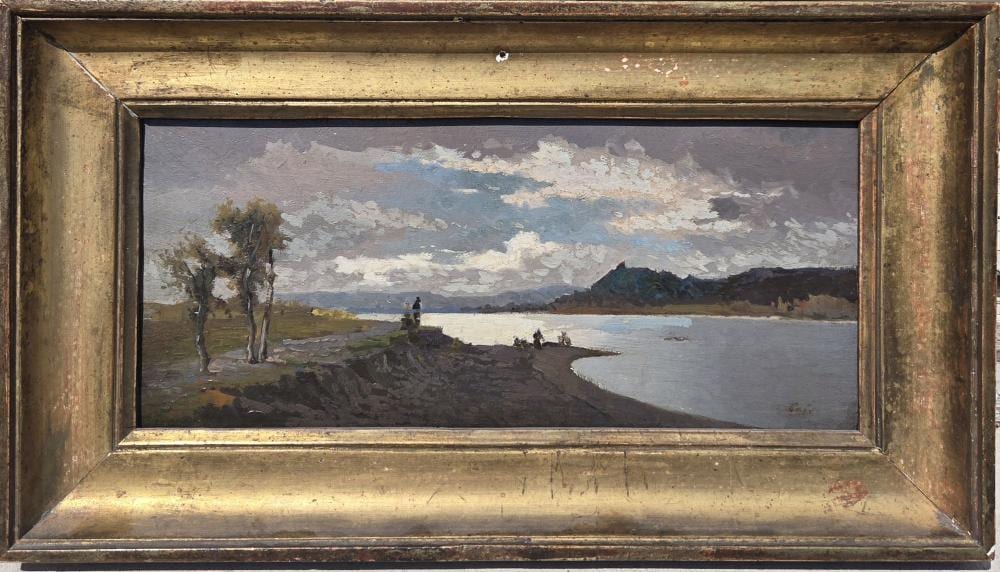Adolphe Félix Cals comparable auction result: adolphe f lix cals 1810 1880 paysage lacustre