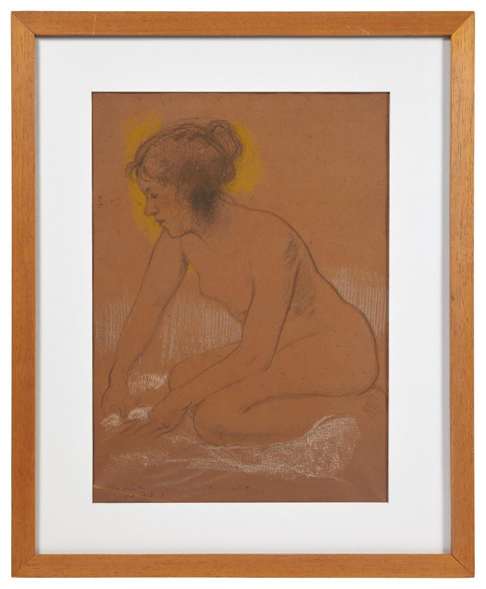 Armand Rassenfosse comparable auction result: armand rassenfosse 1862 1934 nu f minin past