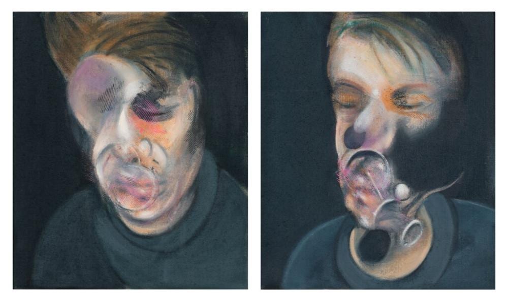 Two Studies for Self-Portrait comparable sale