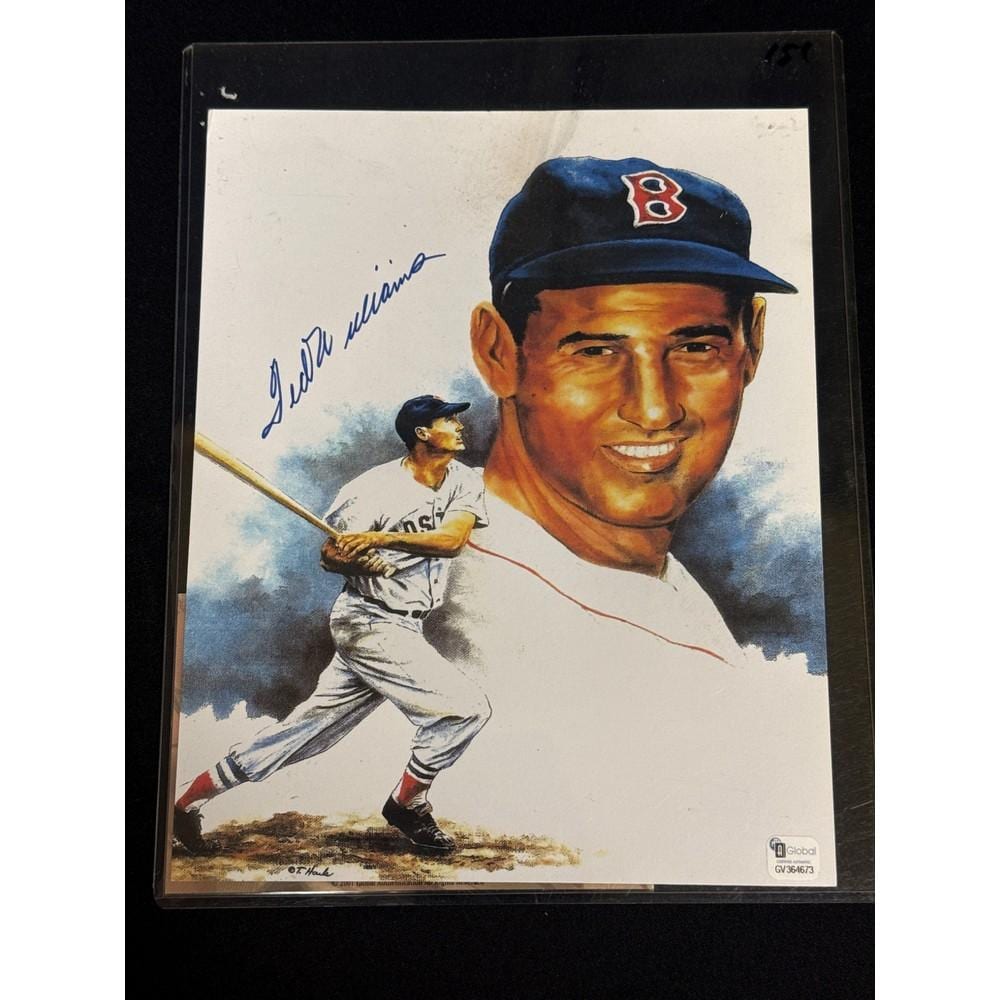 ted williams signed sports print with coa · Saco River Auction · 2026-06-29 Ted Williams comparable auction result: ted williams signed sports print with coa