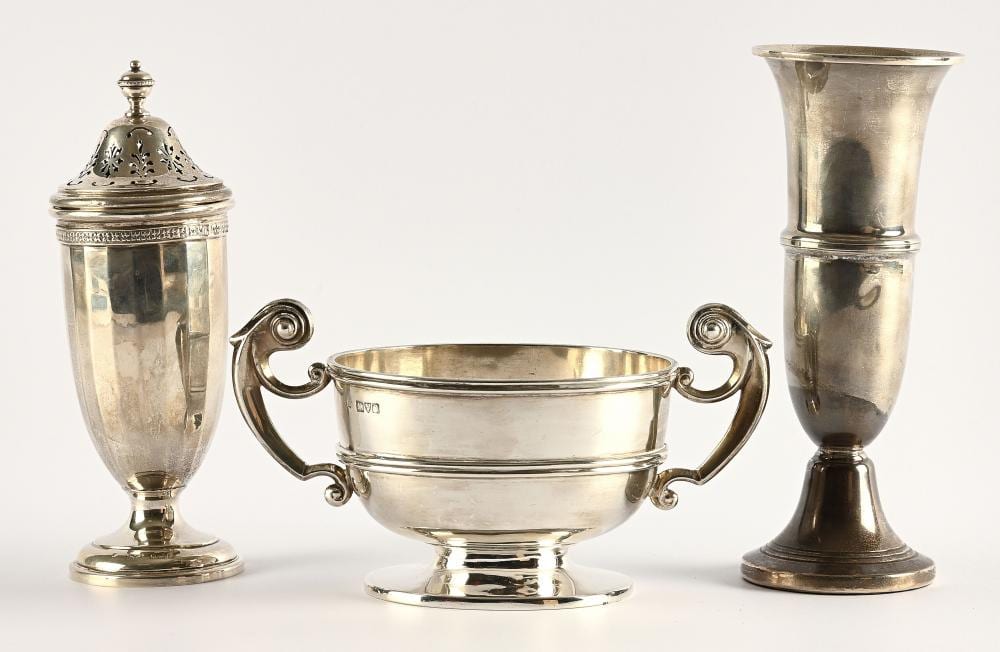 Georg Kars comparable auction result: two handled pedestal cup with scroll handles by g