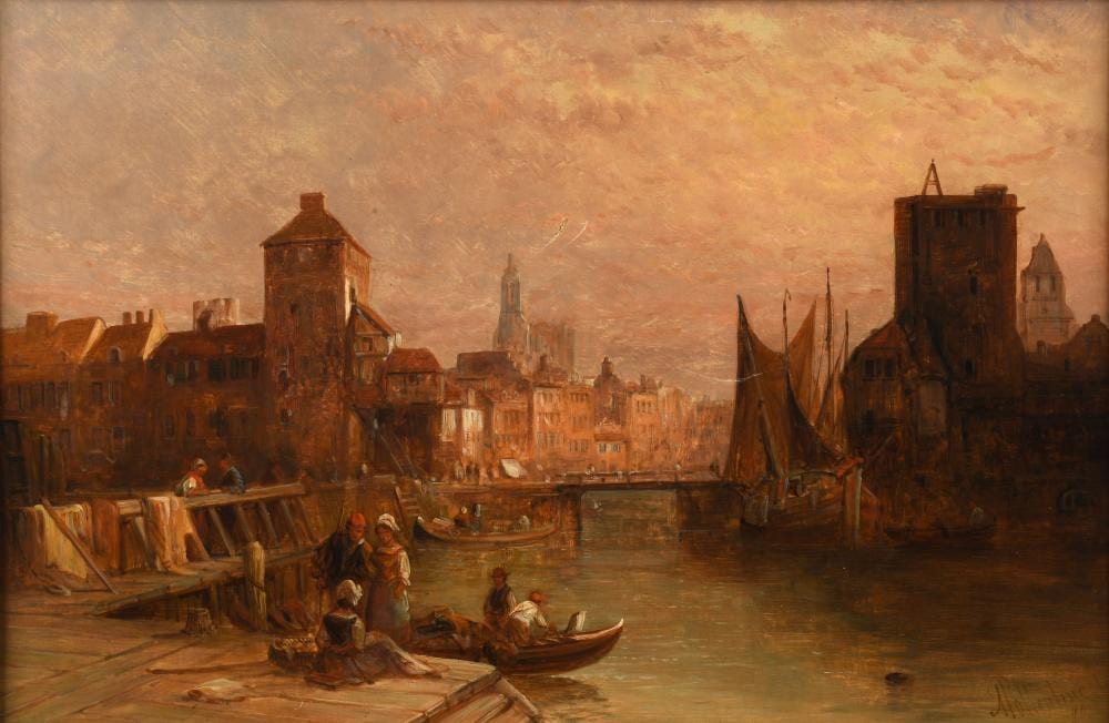 Alfred Pollentine comparable auction result: alfred pollentine british 1836 1890 a view of s