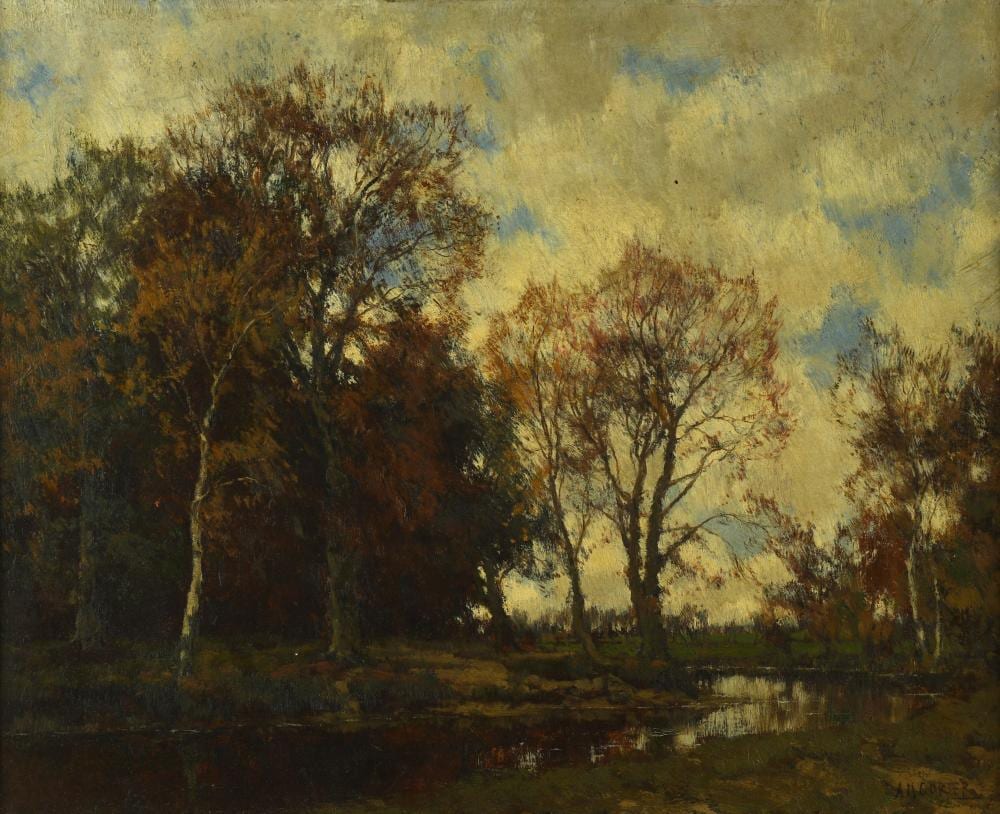 Arnold Marc Gorter comparable auction result: arnold marc gorter dutch 1866 1933 an autumnal