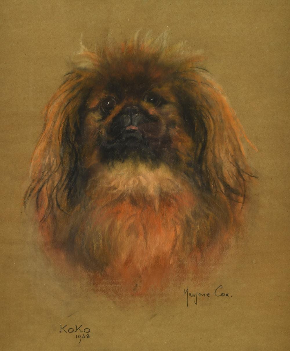 Marjorie Cox comparable auction result: marjorie cox british 1915 2003 koko a head st