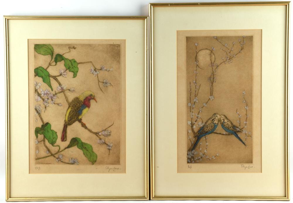 Elyse Ashe Lord comparable auction result: elyse ashe lord british 1900 1971 a set of thre