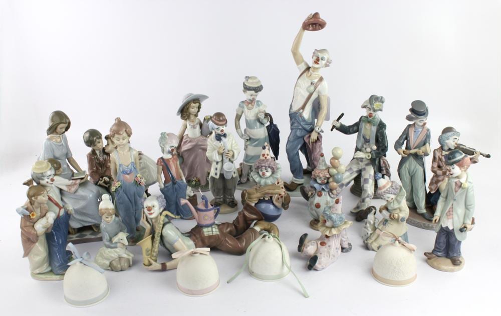 Lladro comparable auction result: lladro a collection of figures to comprise shep