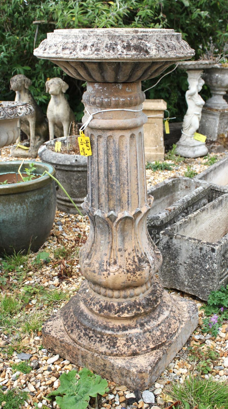 a late victorian terracotta fountain pedestal by a · Ewbank's · 2026-06-26 Alberto Porta comparable auction result: a late victorian terracotta fountain pedestal by a
