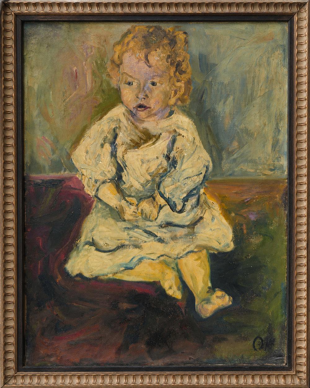 Oskar Kokoschka comparable auction result: oskar kokoschka 1886 1980 portrait of a seated child