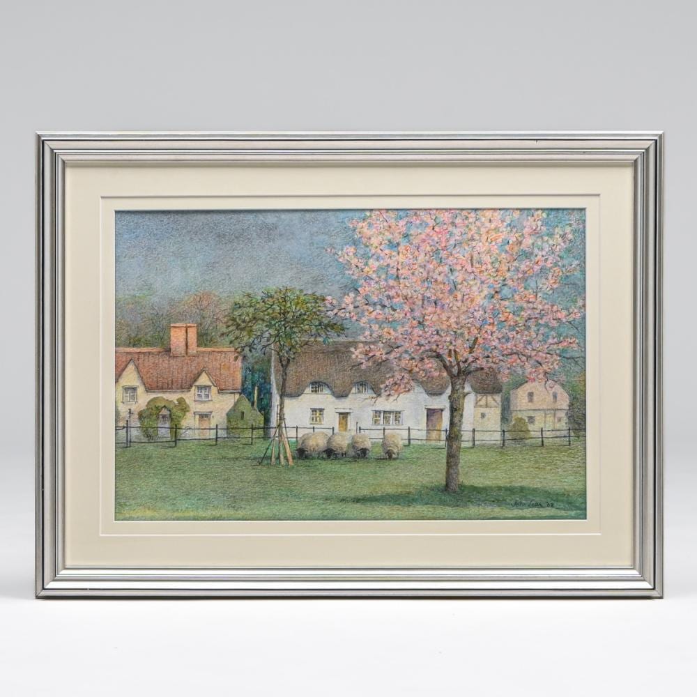 John B Jr Lear comparable auction result: john brock lear jr 1910 2008 watercolor a buckinghamshire house at penn street 2002