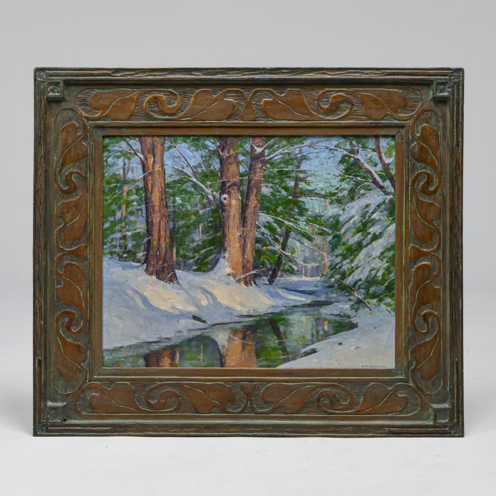 allen dean cochran 1888 1971 woodstock ny american impressionist painting the jade pool c1930s · California Historical Design, Inc · 2026-06-27 Allen Dean Cochran comparable auction result: allen dean cochran 1888 1971 woodstock ny american impressionist painting the jade pool c1930s