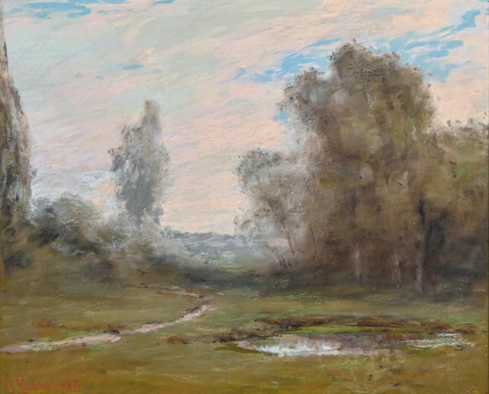 Giuseppe Cadenasso comparable auction result: giuseppe cadenasso american italian 1858 1918 eucalyptus trees oakland c1910