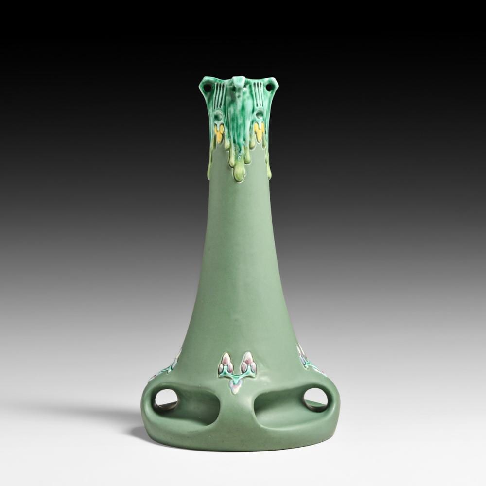 Gyula Dreszler comparable auction result: julius dressler austrian art nouveau art pottery vase c1900s