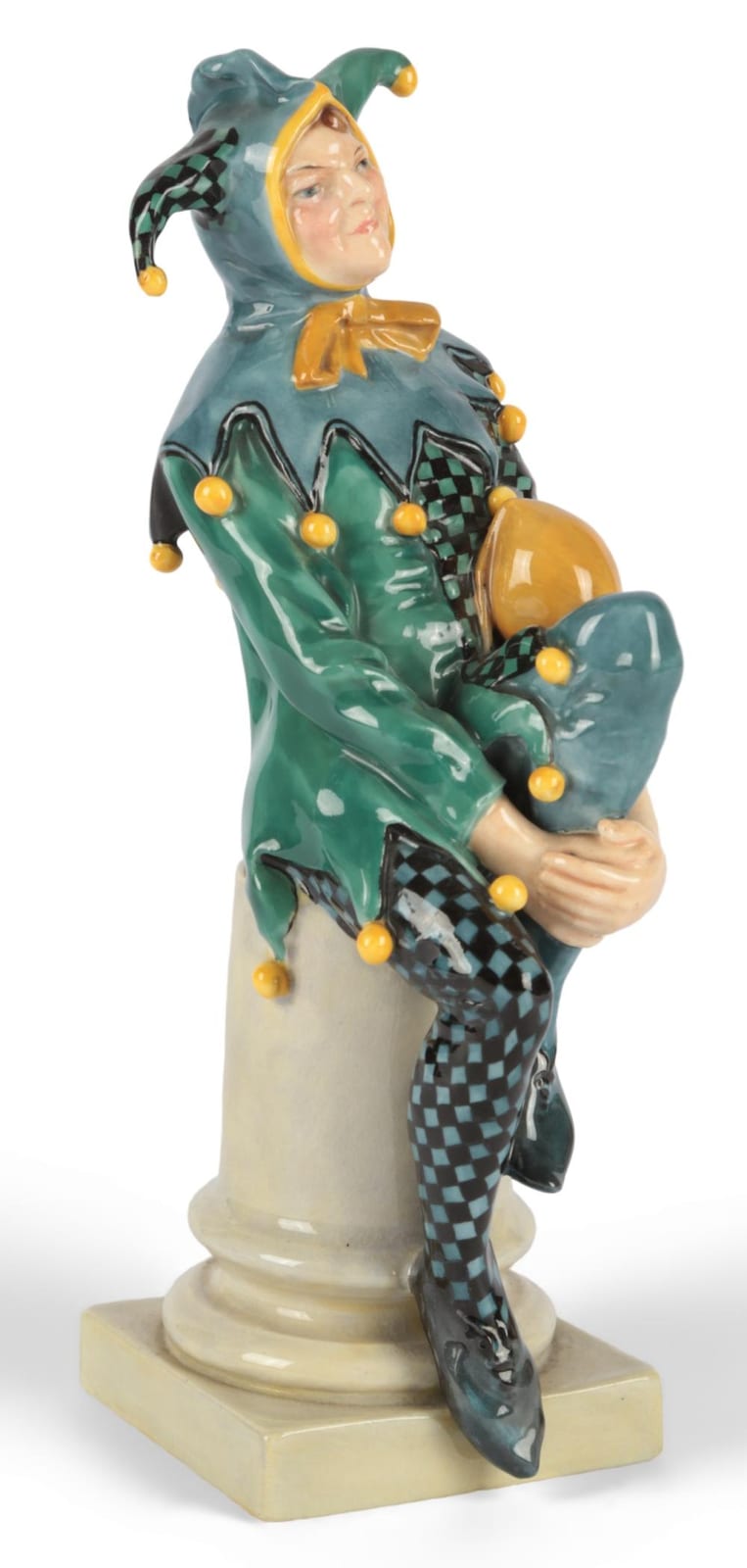 Charles Noke comparable auction result: charles noke british 1858 1941 for royal doulton jester