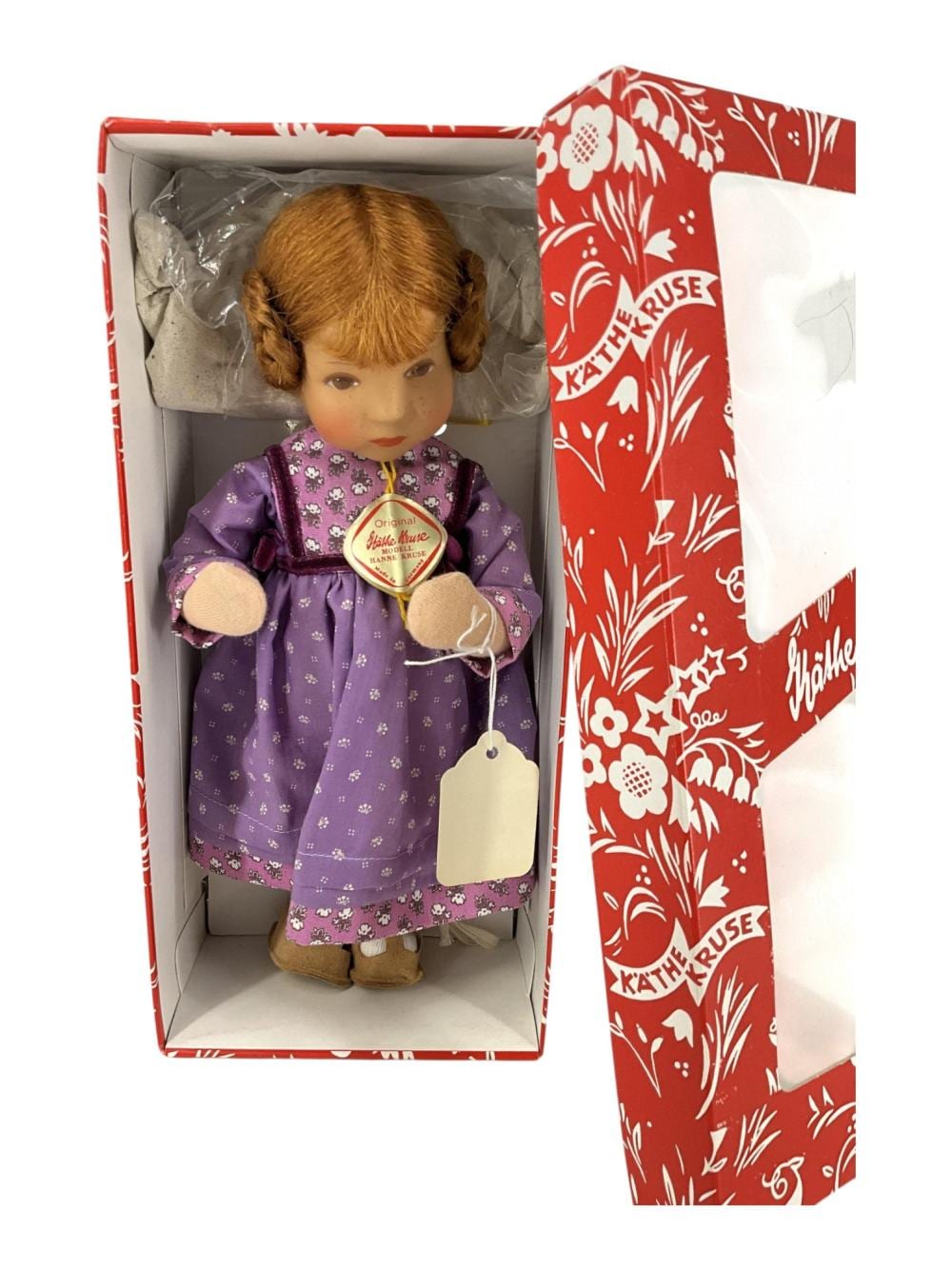 Käthe Kruse comparable auction result: 10 25 k the kruse hanne doll in original box