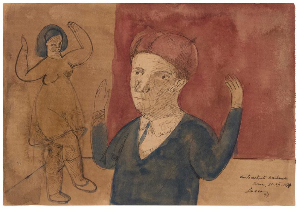 jos luis cuevas 1934 2017 mexican autorretrato bailando self portrait dancing 1977 · John Moran Auctioneers · 2026-07-14 José Luis Cuevas comparable auction result: jos luis cuevas 1934 2017 mexican autorretrato bailando self portrait dancing 1977