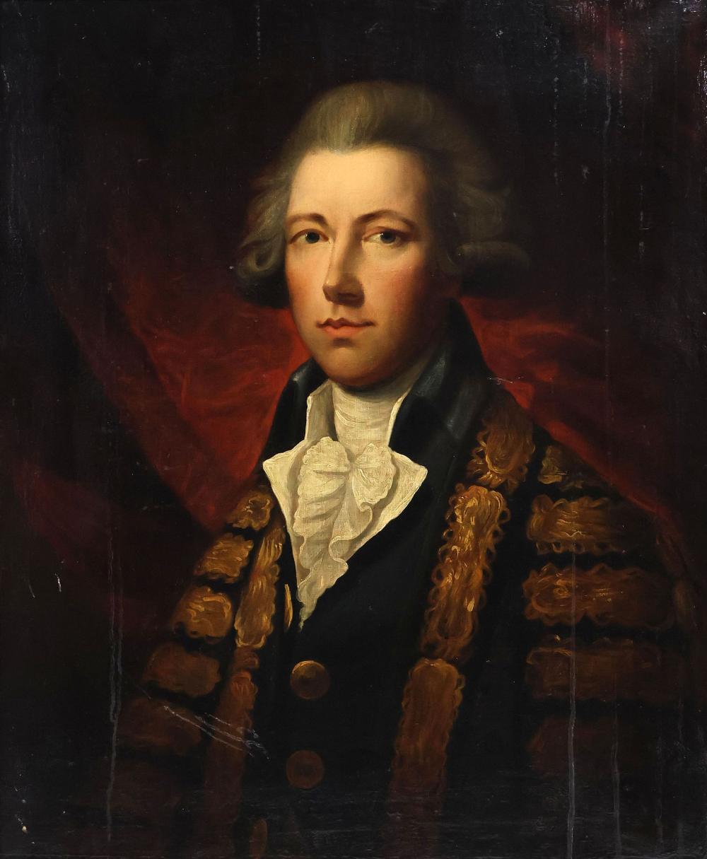Gainsborough Dupont comparable auction result: gainsborough dupont attrib painting portrait of prime minister william pitt 18th c