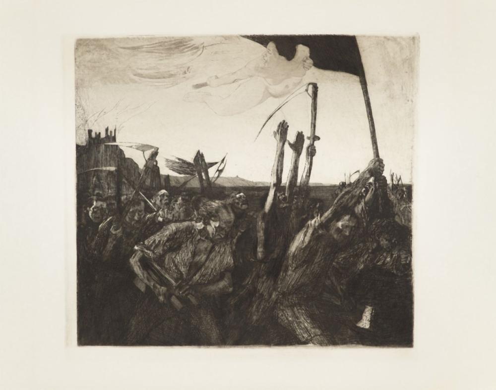 Online - Modern and Contemporary Art Klassische Moderne Käthe Kollwitz < sold by Jeschke Jádi Auctions Berlin GmbH, lot 910 — auction record photograph