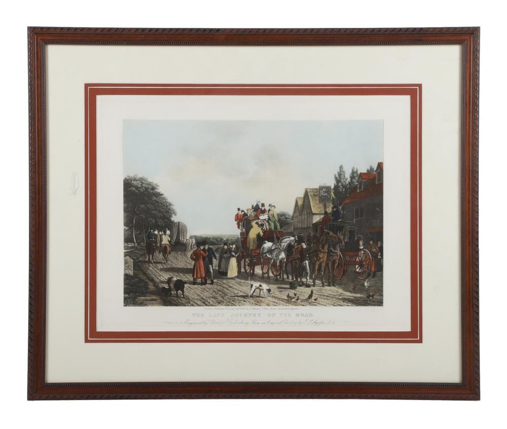 Jacques-Laurent Agasse comparable auction result: the last journey on the road by jacques laurent agasse