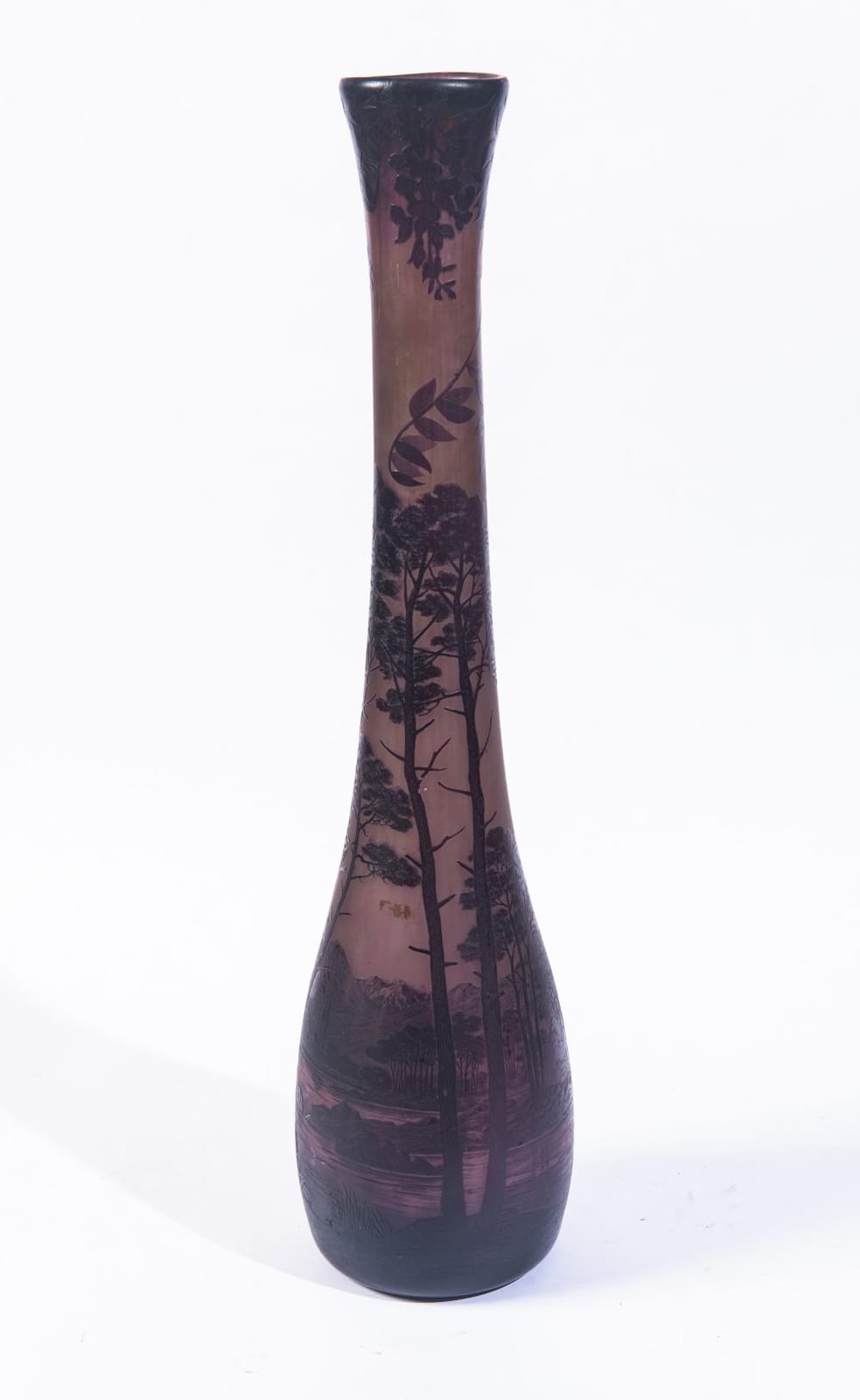 Dick Watkins comparable auction result: richard grande vaso in vetro cammeo rosa